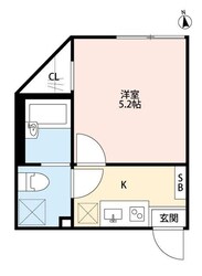 Ｉ－ｖｉｌｌａ六町の物件間取画像